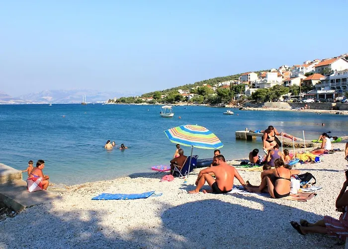 House With A Parking Space Mastrinka, Ciovo - 7583 特罗吉尔